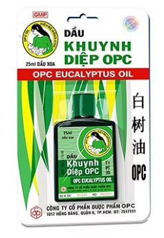 Dầu Khuynh Diệp OPC phòng và trị cảm cúm, sổ mũi, nghẹt mũi (25ml)