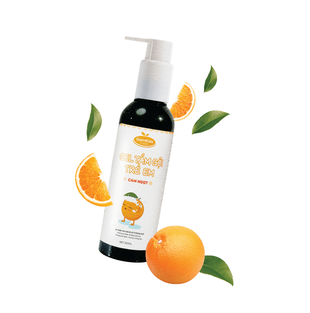 Gel Tắm Gội – Hương Cam Ngọt
