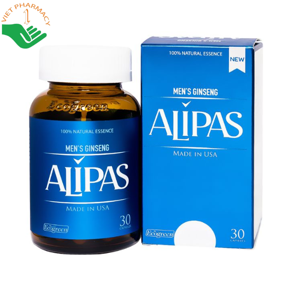 Viên uống Men's Ginseng Alipas (1 lọ x 30 viên).
