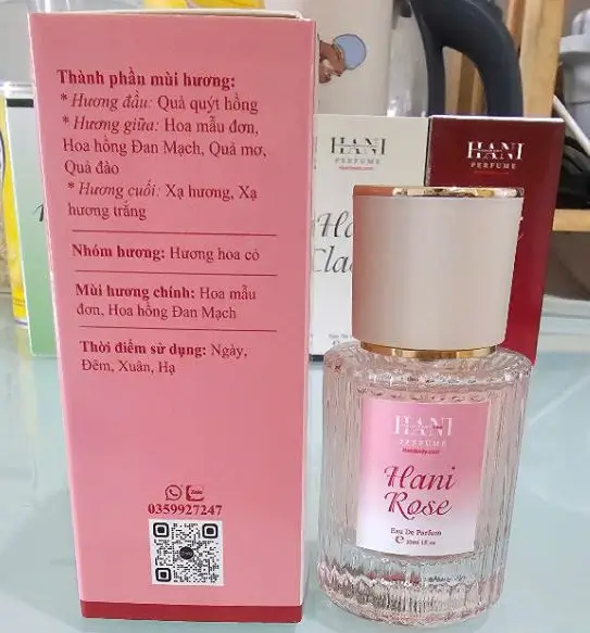 Nước hoa HANI ROSE dạng xịt