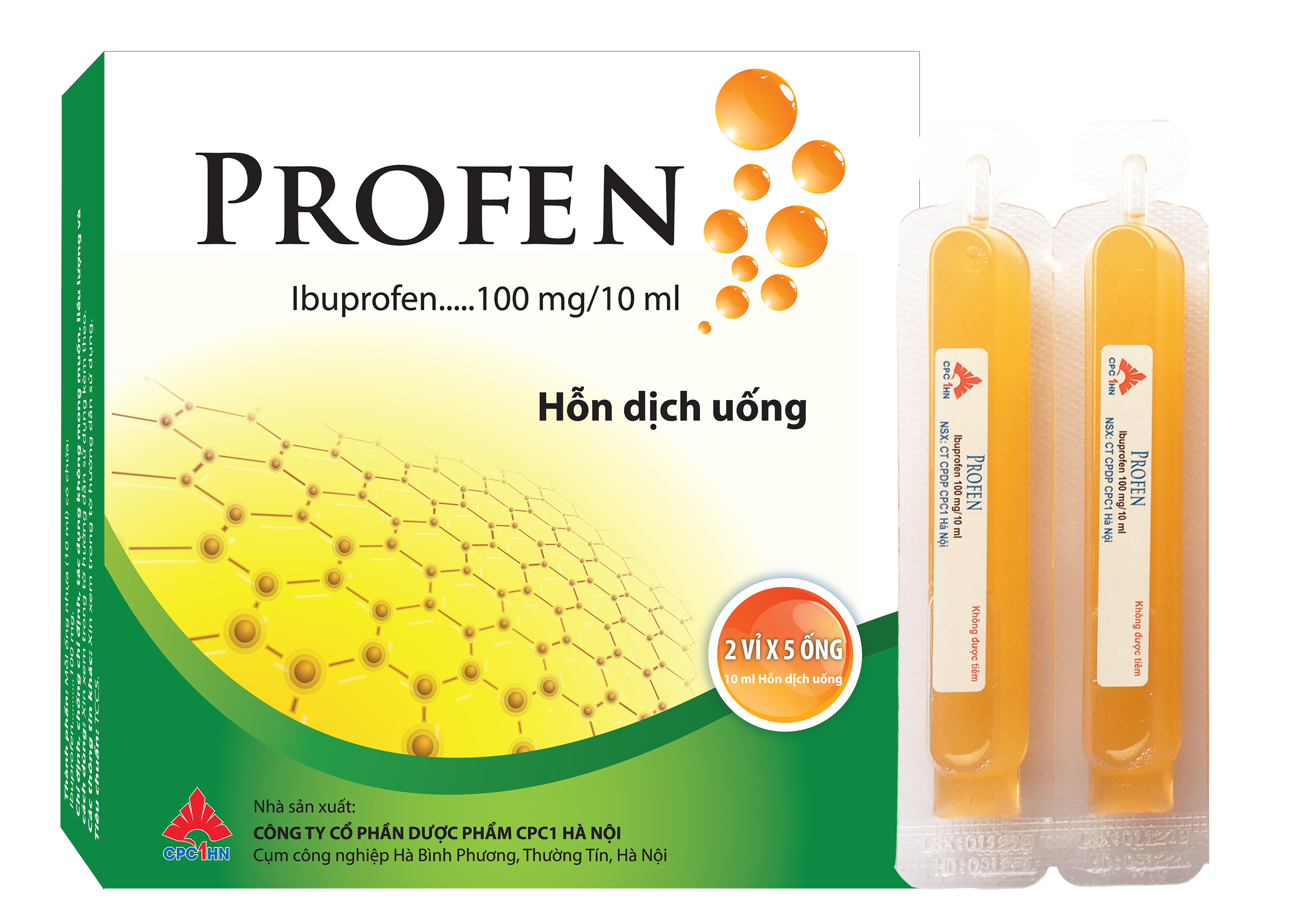 Profen thuốc hạ sốt, giảm đau trẻ em