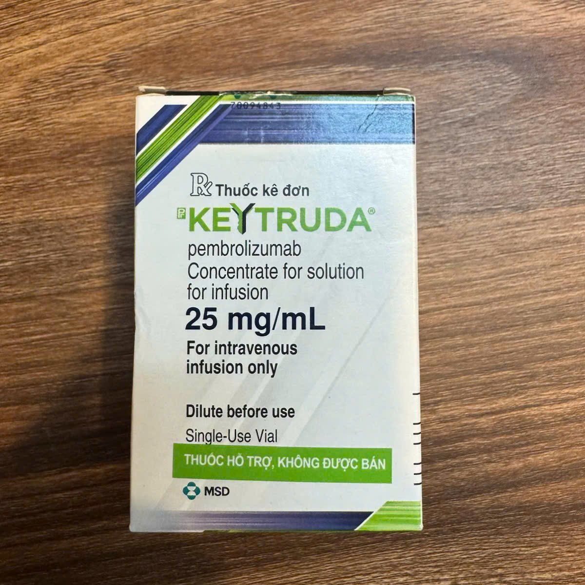 Điều trị các dòng tế bào ung thư Keytruda 25mg/4mL Pembrolizumab