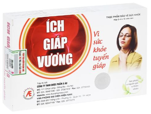 Ích Giáp Vương hỗ trợ giảm các triệu chứng tuyến giáp