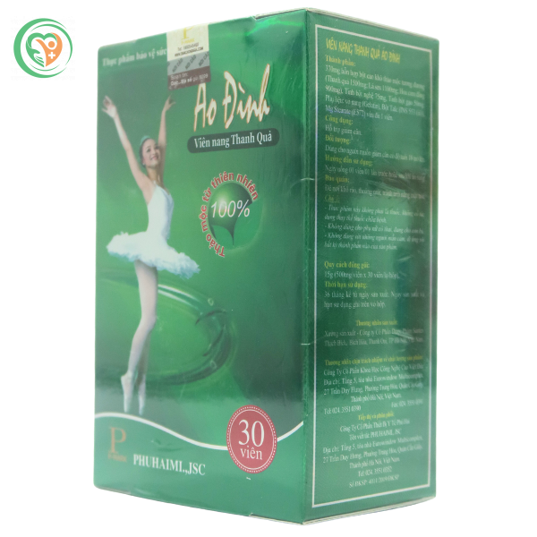 Viên giảm cân Áo Đình giải độc, lợi tiểu, giúp tiêu huỷ mỡ, giảm béo khoa học