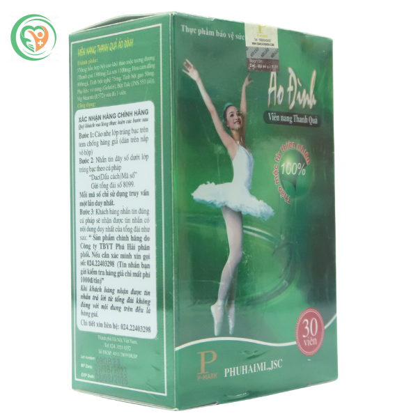 Viên giảm cân Áo Đình giải độc, lợi tiểu, giúp tiêu huỷ mỡ, giảm béo khoa học