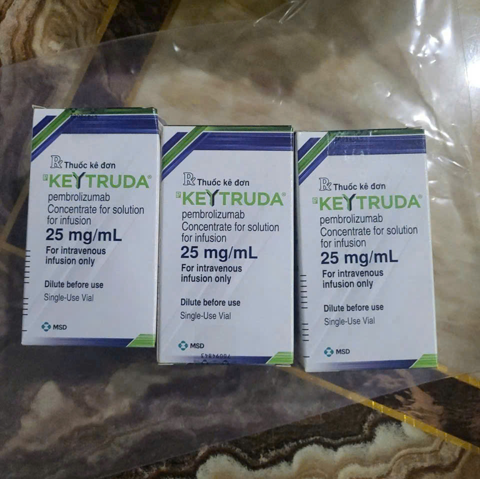 Điều trị các dòng tế bào ung thư Keytruda 25mg/4mL Pembrolizumab