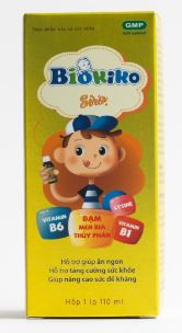 Siro Biokiko - hỗ trợ cho bé ăn ngon, tăng sức đề kháng