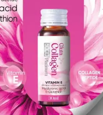 Nước uống Gluta Collagen 5000 Platinum giúp làm sáng da 
