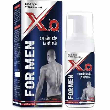 Bọt vệ sinh nam x.o for men bidopharma (c/100ml)