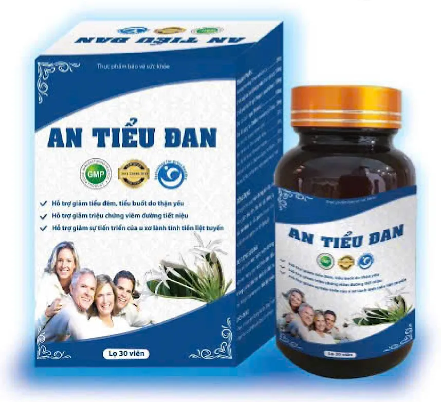 An Tiểu Đan - Viên Uống Hỗ Trợ Giảm Tiểu Đêm, Tiểu Buốt, U Xơ Tiền Liệt Tuyến