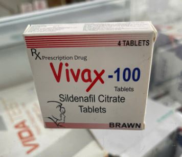 Thuốc Vivax-100 Brawn điều trị rối loạn cương dương ở nam giới