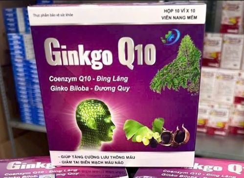 Ginkgo Q10 giúp tăng tuần hoàn máu não