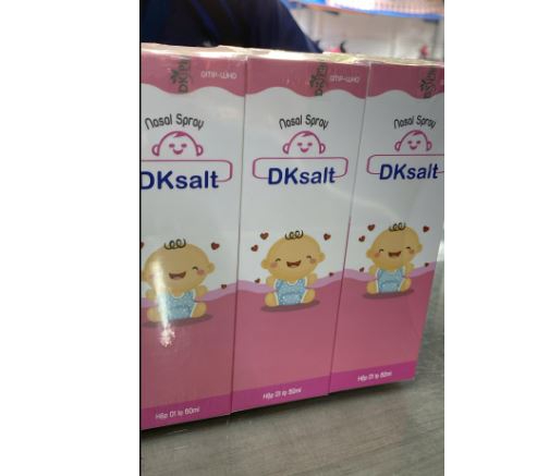 Dung dịch thuốc xịt mũi DKsalt Nasal Spray (hồng) hộp 1 lọ 60ml
