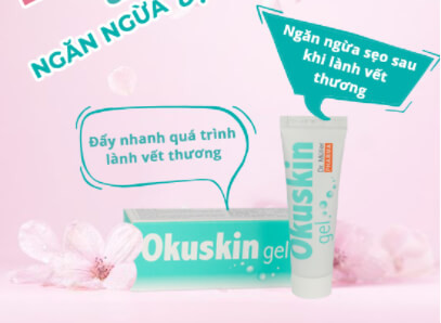 Gel bôi vết thương OKUSKIN nhanh tái tạo da