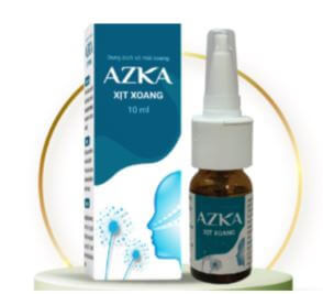 Azka xịt xoang – Hỗ trợ điều trị viêm xoang, viêm mũi