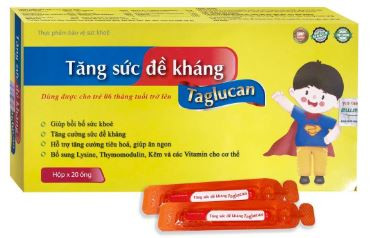 Tăng sức đề kháng Taglucan – Bổ sung Lysine, thymopmodulin