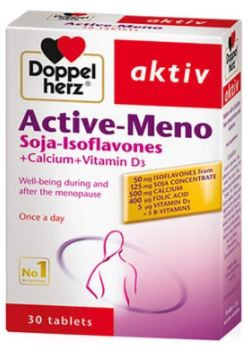 Viên uống Active-Meno Doppelherz Aktiv bổ sung isoflavone, điều hoà kinh nguyệt (30 viên)