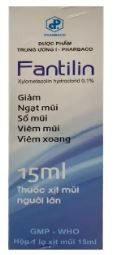 Thuốc Fantilin 0.1% – Giảm nghẹt mũi, sổ mũi, viêm mũi, xoang (15ml)