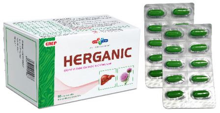 Viên uống HERGANIC – tăng cường chức năng giải độc gan