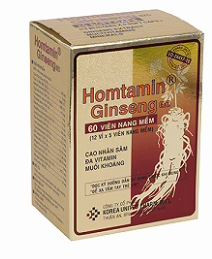 Homtamin Ginseng Korea United Pharm – giúp cung cấp vitamin và muối khoáng (H/60v)