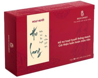 Hoạt huyết Hu Lang tăng cường trí nhớ, giúp ngủ ngon Bidicomed (Hộp 30 viên)