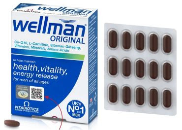 Wellman Original hỗ trợ tăng cường sức khỏe cho nam giới hộp 30 viên