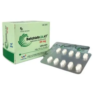 A.T Betahistin 24mg (H/100v) - Thuốc chóng mặt, ù tai liều mạnh hiệu quả cao của A.T Pharma