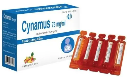 Cynamus 75mg/ml – Ống uống long đờm