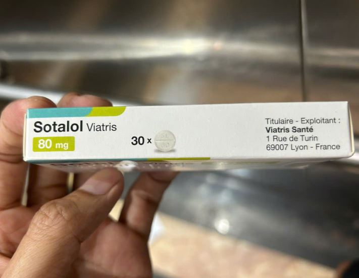 Sotalol 80mg Viatris - điều trị cao huyết áp, ngăn ngừa các cơn đau tim