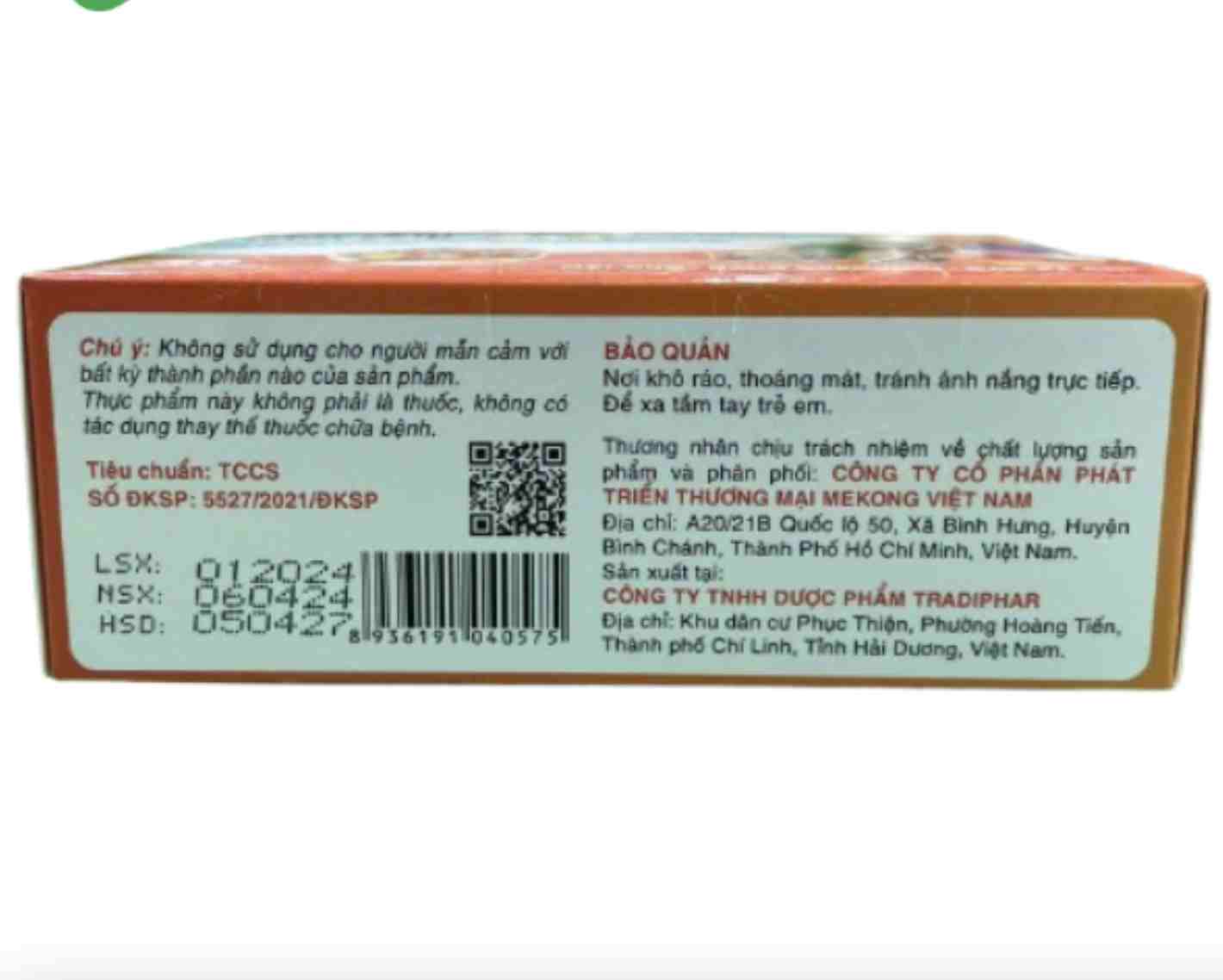 Bảo vệ dạ dày nano curcumin mật ong gold mekong (c/50v)