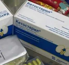 Thuốc Ketosteril phòng và trị suy thận mạn