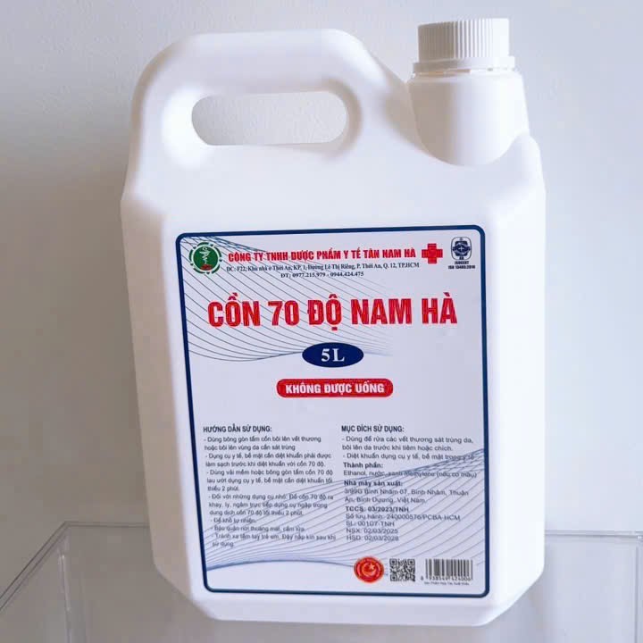 Cồn 70 độ Nam Hà
