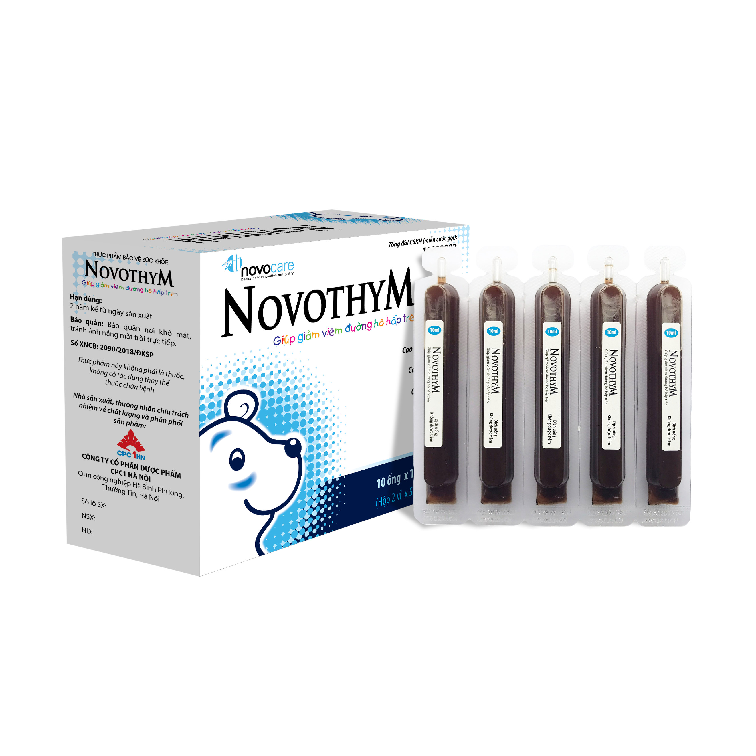 Novothym- Giúp con giảm lệ thuộc kháng sinh