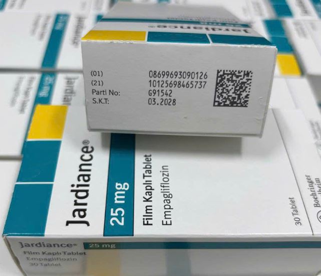 Viên nén Jardiance 25mg Boehringer điều trị đái tháo đường tuýp 2 (3 vỉ x 10 viên)