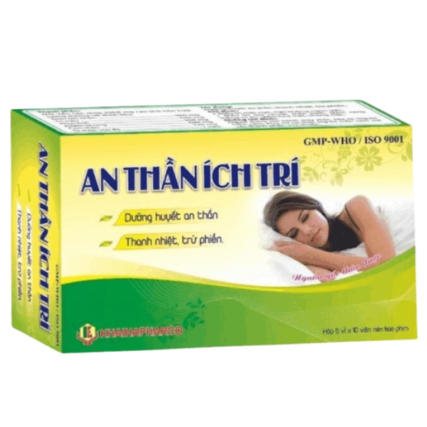 Thuốc An Thần Ích Trí điều trị mất ngủ và suy nhược thần kinh