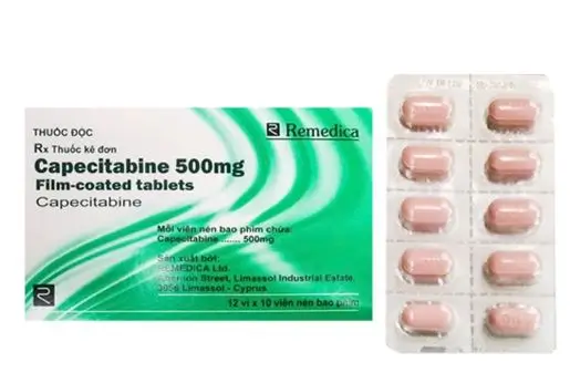 Thuốc Capecitabine 500 Remedica điều trị ung thư đại trực tràng