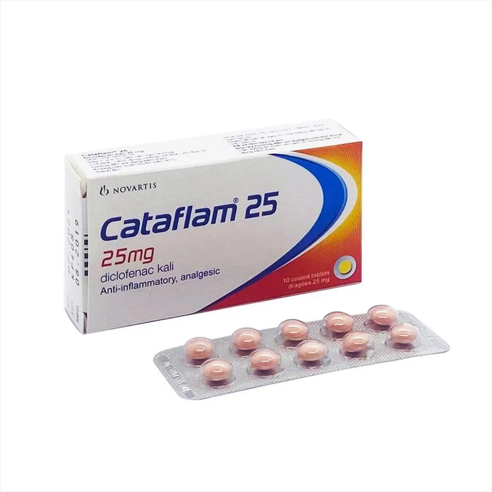Cataflam 50mg Novartis (H/10v) – Giảm đau, kháng viêm nhanh chóng