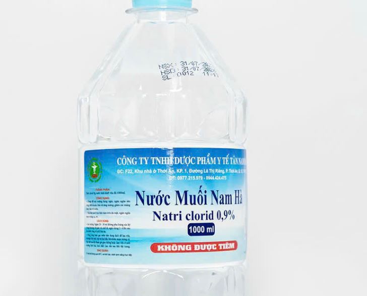 Nước Muối Nam Hà Natri clorid 0,9%