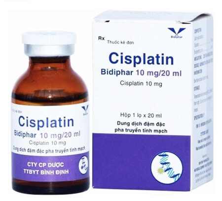 Cisplatin Bidiphar 10mg/20ml điều trị ung thư