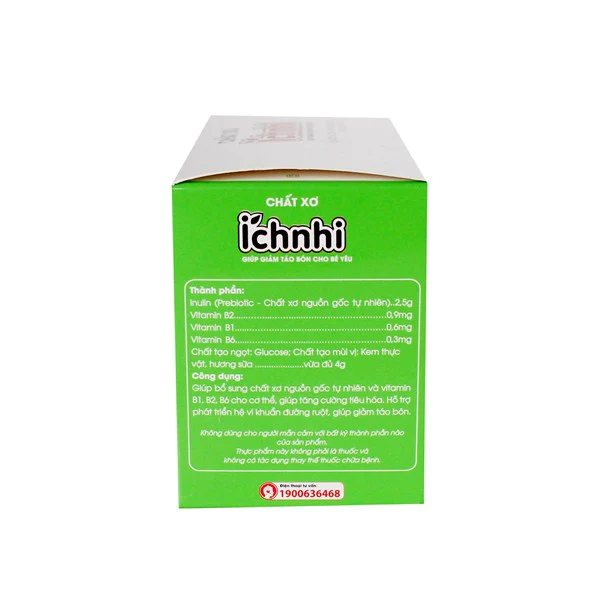 Chất xơ tự nhiên Ích Nhi giúp bé yêu chống lại táo bón 