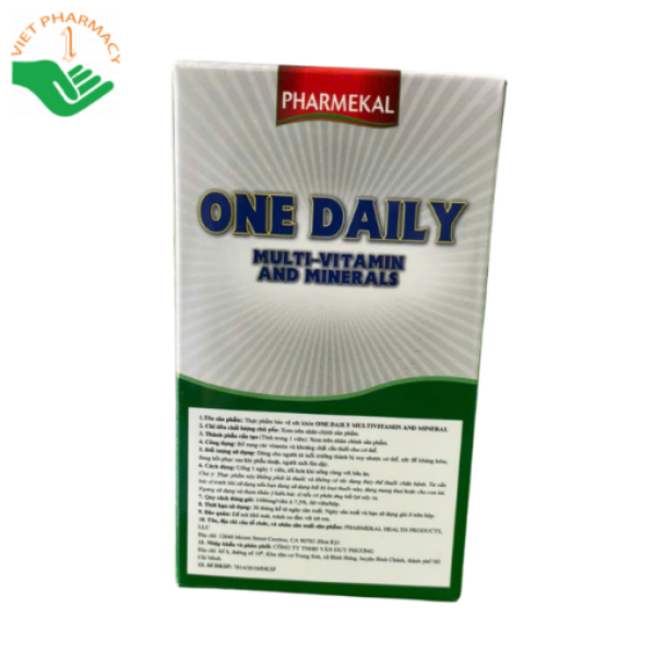Viên uống bổ sung vitamin One Daily Multivitamin Minerals (Hộp 60 viên)