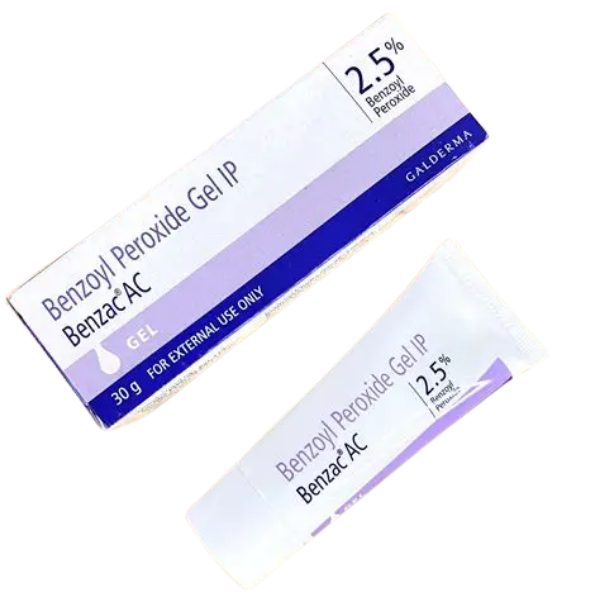 Gel trị mụn Benzac AC Gel IP 2.5% Benzoyl Peroxide