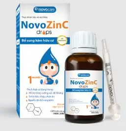 NovoZinC drops, hỗ trợ tăng cường sức đề kháng, hỗ trợ ăn ngon