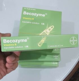 Becozyme Bayer (H/12o/2ml) - Bổ sung nhanh vitamin B khi cần thiết (tiêm bắp)