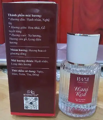 Nước hoa HANI RED dạng xịt