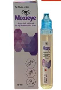 Dung dịch nhỏ mắt Moxieye 10ml điều trị nhiễm khuẩn mắt hiệu quả