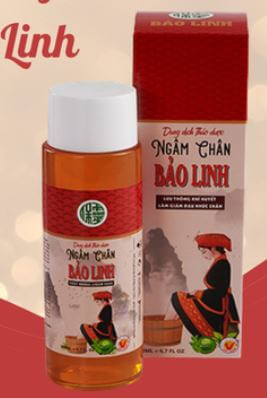 Dung Dịch Thảo Dược Ngâm Chân Bảo Linh 70ml và 200ml