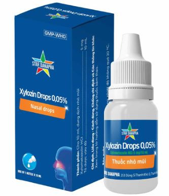 Thuốc Xylozin Drops 0,05% điều trị sổ mũi, ngạt mũi