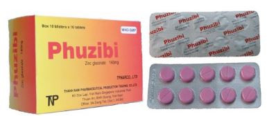 Phuzibi Kẽm Gluconat 20mg Thành Nam (H/100V)