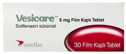 Vesicare 5mg Astellas 30 viên thuốc chống co thắt